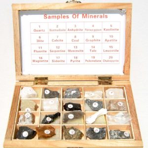 esperimenti di chimica COLLEZIONE MINERALI A0035